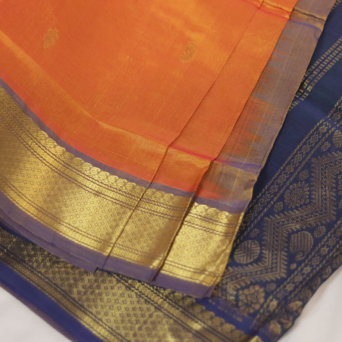 Yellow & Black Soft Silk Saree